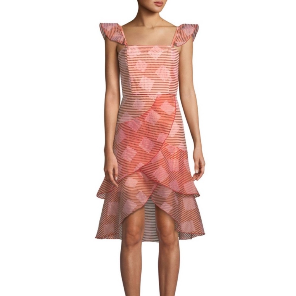 alice + olivia Angelita Midi Dress